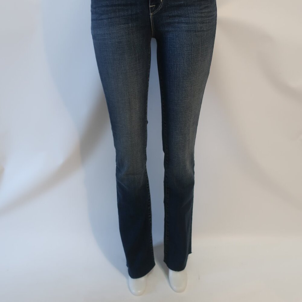 NWT Womens L'Agence Ruth High Rise Straight Leg Blue Jeans 25 - Picture 4 of 8